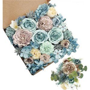 Multi Use Artificial Flowers Combo for DIY Centerpieces Arrangements Wedding DIY